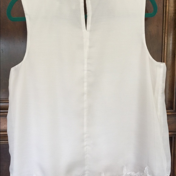 Coldwater Creek lined shell w/ gathered neck Large - Picture 4 of 9